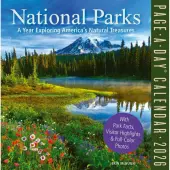 National Parks Coloring 2026 Desk Calendar