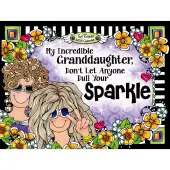 Suzy Toronto My Incredible Granddaughter Do Not Let Anyone Dull Your Sparkle 2026 Wall Calendar
