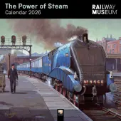 Railway Museum The Power of Steam 2026 Wall Calendar