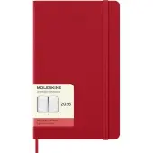 Moleskine Large Red Daily Hard Cover 12 Month 2026 Planner