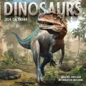Dinosaurs 2026 Wall Calendar