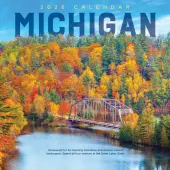 Michigan 2026 Wall Calendar