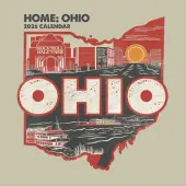 Home Ohio 2026 Wall Calendar