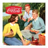 Coca Cola Nostalgia 2026 Mini Wall Calendar