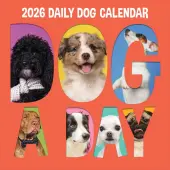 Dog A Day 2026 Wall Calendar