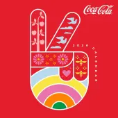 Coca Cola Vintage 2026 Wall Calendar