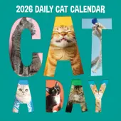 Cat A Day 2026 Wall Calendar