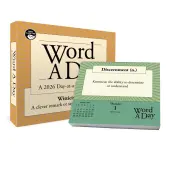 Word a Day 2026 Desk Calendar