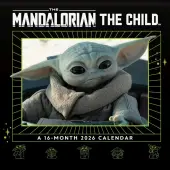 Mandalorian Star Wars 2026 Wall Calendar