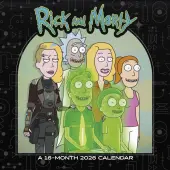Rick and Morty 2026 Wall Calendar