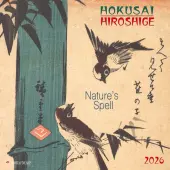 Hokusai Hiroshige Nature 2026 Wall Calendar