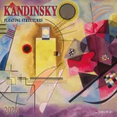 Kandinsky Floating Structures 2026 Wall Calendar
