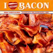 I Love Bacon 2026 Wall Calendar