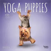 Yoga Puppies 2026 Mini Wall Calendar