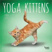 Yoga Kittens 2026 Mini Wall Calendar