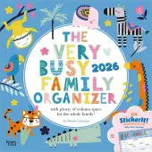 Very Busy Family Organizer 2026 Wall Calendar