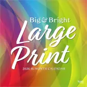Big And Bright Large Print Special Value 2026 Wall Calendar