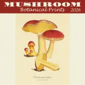 Mushroom Botanical Prints 2026 Mini Wall Calendar