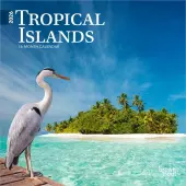 Tropical Islands 2026 Mini Wall Calendar