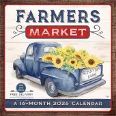 Farmers Market 2026 Wall Calendar