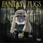 Fantasy Pugs 2026 Mini Wall Calendar