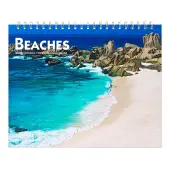 Beaches 2026 Double View Easel Desk Calendar