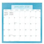 Seaside Currents Spiral 2026 Wall Calendar