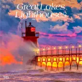 Lighthouses Great Lakes 2026 Wall Calendar