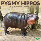 Pygmy Hippos 2026 Wall Calendar