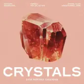 Crystals 2026 Wall Calendar