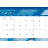 Crackled Blush 2026 Desk Pad