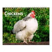 Chickens 2026 Double View Easel Desk Calendar