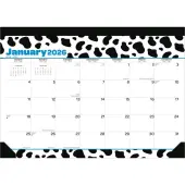 Cow Prints 2026 Desk Pad