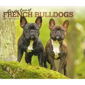 For the Love of French Bulldogs 2026 Wall Calendar