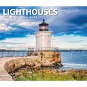 Lighthouses 2026 Deluxe Wall Calendar