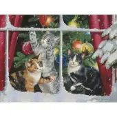 Kitten Christmas by Persis Clayton-Weirs Classic Cards