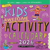 Kids Awesome Activity 2026 Wall Calendar
