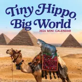 Tino Hippo Big World 2026 Mini Wall Calendar