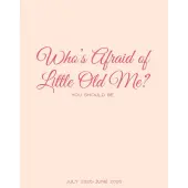 Whos Afraid Academic 2026 Monthly Planner