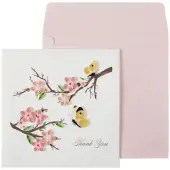 Cherry Blossom Quilling Thank You Card