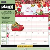 Botanical Gardens 2026 Plan It Plus Wall Calendar  by Barbara Anderson