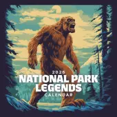 National Parks Legends 2026 Wall Calendar