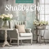 Shabby Chic 2025 Wall Calendar