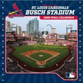 MLB Busch Stadium 2026 Wall Calendar