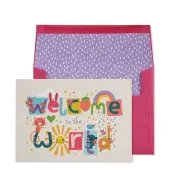 Collage Baby Girl New Baby Card