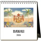 Hawaii Nostalgic 2026 Easel Desk Calendar