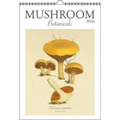 Mushroom Poster 2026 Wall Calendar