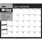Office Tri View 2026 Wall Calendar