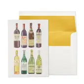 Father's Day Wine Bottle Greeting Card