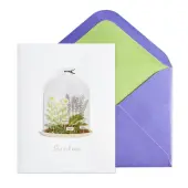 Botanical Elegance Get Well Card with Details